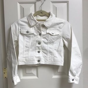 White Jean jacket